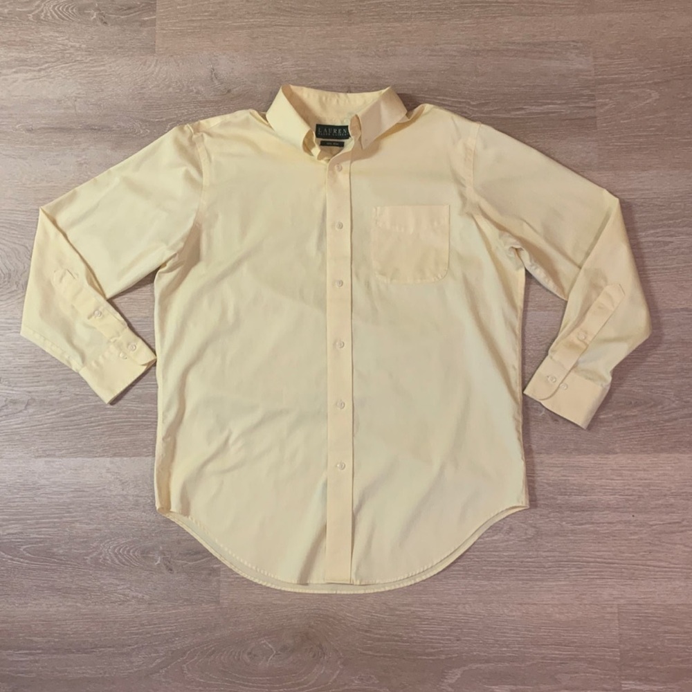 Lauren Ralph Lauren Men’s Cotton Button Down Dress Shirt